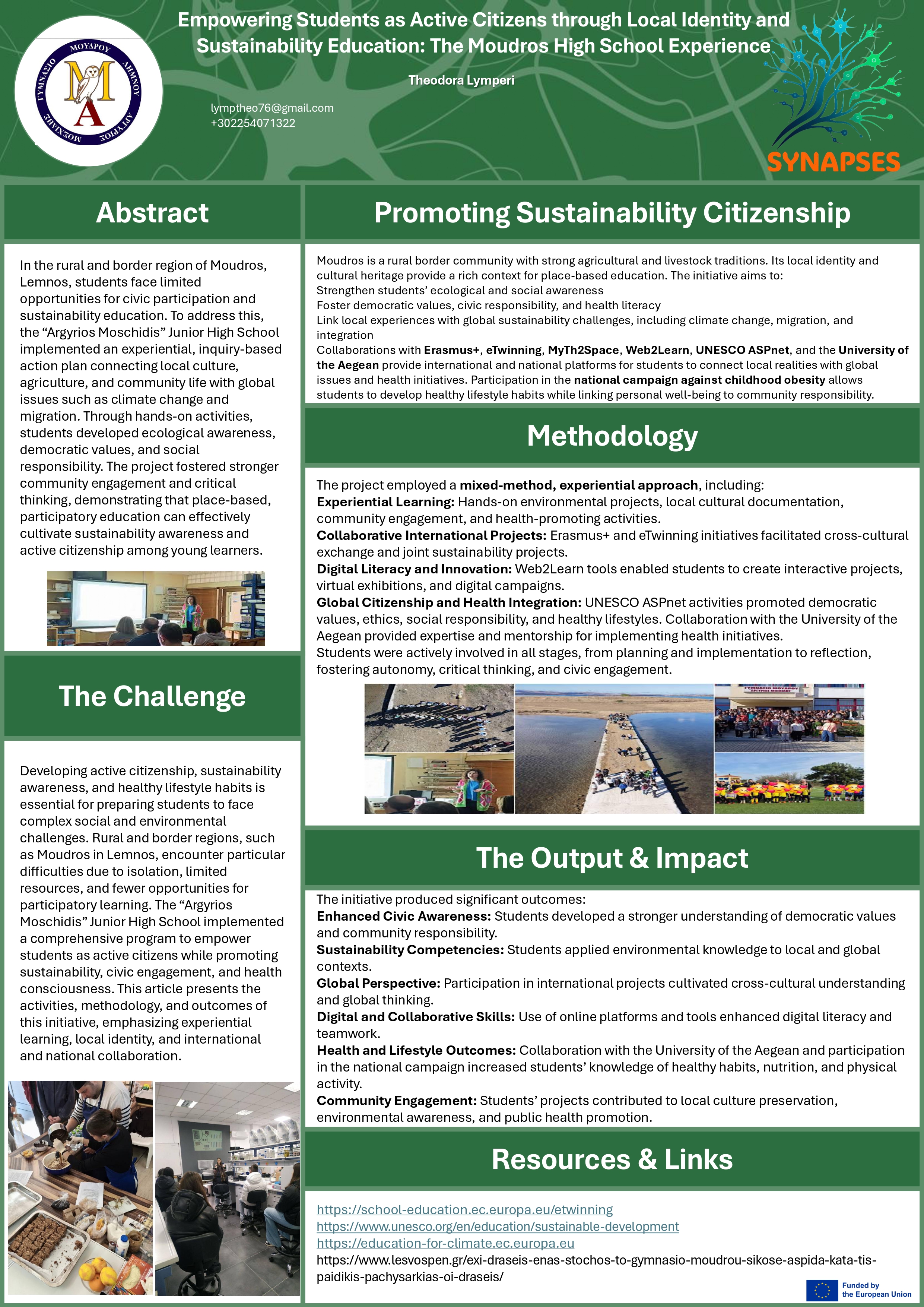 Poster Template for the conference Lymperi page 0001