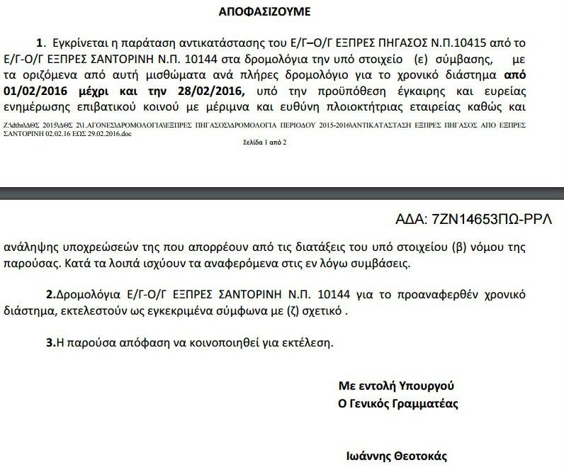 antikatastasi pigasos