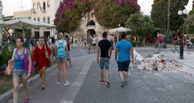 &Omicron;&mu;&alpha;&lambda;&omicron;&pi;&omicron;&iota;&epsilon;ί&tau;&alpha;&iota; &eta; &kappa;&alpha;&tau;ά&sigma;&tau;&alpha;&sigma;&eta; &sigma;&tau;&eta;&nu; &Kappa;&omega; | &Kappa;&alpha;&nu;&omicron;&nu;&iota;&kappa;ά &sigma;&upsilon;&nu;&epsilon;&chi;ί&zeta;&epsilon;&tau;&alpha;&iota; &eta; &sigma;&epsilon;&iota;&sigma;&mu;&iota;&kappa;ή &alpha;&kappa;&omicron;&lambda;&omicron;&upsilon;&theta;ί&alpha;