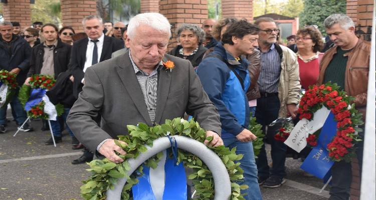 Ο Περιφερειάρχης Β. Αιγαίου στις εκδηλώσεις για το Πολυτεχνείο