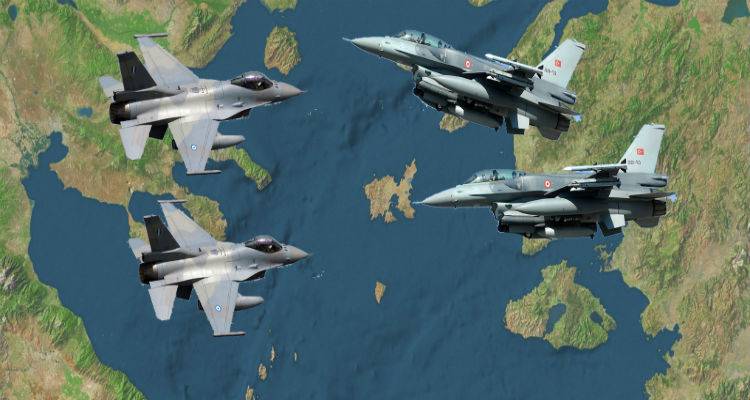 Νέα εμπλοκή μαχητικών πάνω από τη Λήμνο