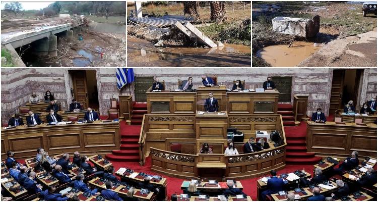 Ερώτηση στη Βουλή οι «Καταστροφές σε μελίσσια και στο οδικό δίκτυο, λόγω ισχυρών βροχοπτώσεων στην Λήμνο»