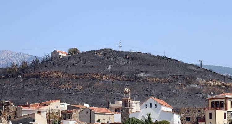 Meteo: Το 22% της Χίου έχει καεί σε μία δεκαετία