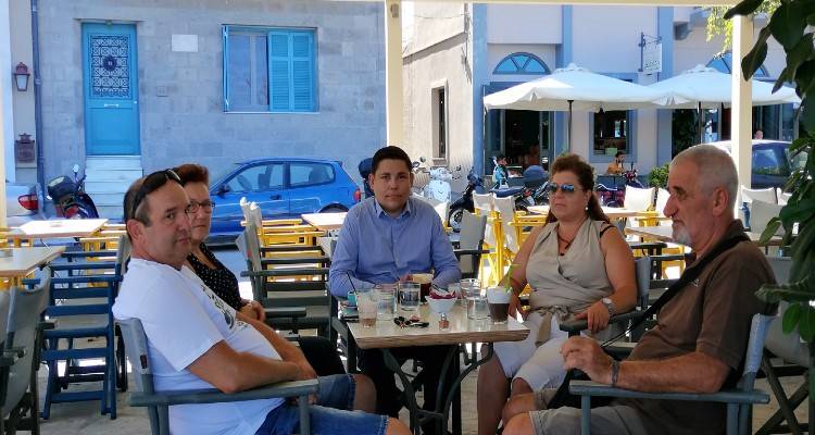 Με τον Γ. Μπουρνού συναντήθηκε το Σωματείο Ξενοδοχοϋπαλλήλων Λήμνου