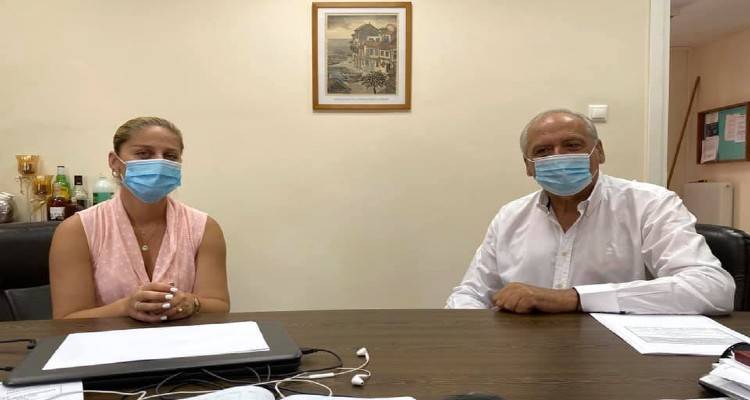 Τον Άγιο Ευστράτιο επισκέφτηκε ο Σπύρος Σπυρίδων