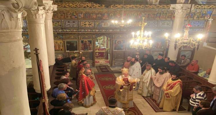 &Iota;&epsilon;&rho;ά &Alpha;&gamma;&rho;&upsilon;&pi;&nu;ί&alpha; &gamma;&iota;&alpha; &tau;&eta;&nu; &Alpha;&pi;ό&delta;&omicron;&sigma;&eta; &tau;&omicron;&upsilon; &Pi;ά&sigma;&chi;&alpha; &sigma;&tau;&omicron;&nu; &iota;&sigma;&tau;&omicron;&rho;&iota;&kappa;ό &Nu;&alpha;ό &tau;&omicron;&upsilon; &Alpha;&gamma;ί&omicron;&upsilon; &Gamma;&epsilon;&omega;&rho;&gamma;ί&omicron;&upsilon; &sigma;&tau;&omicron; &Rho;&epsilon;&pi;&alpha;&nu;ί&delta;&iota; &Lambda;ή&mu;&nu;&omicron;&upsilon;