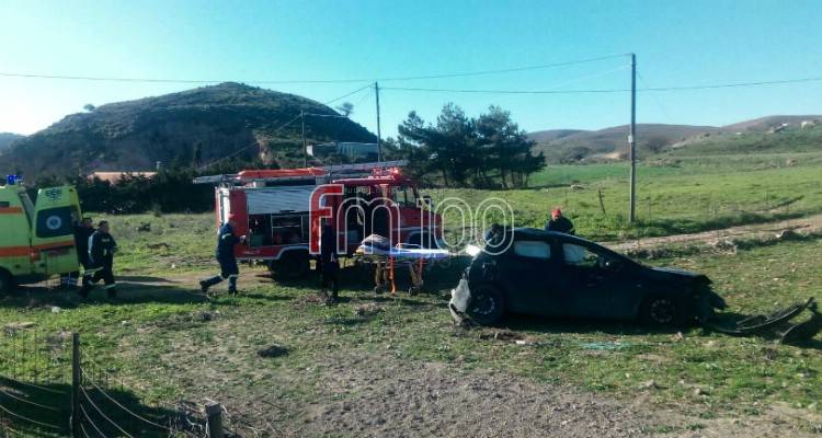 Λήμνος: Σοβαρό τροχαίο με απεγκλωβισμό οδηγού (photos &amp; video)