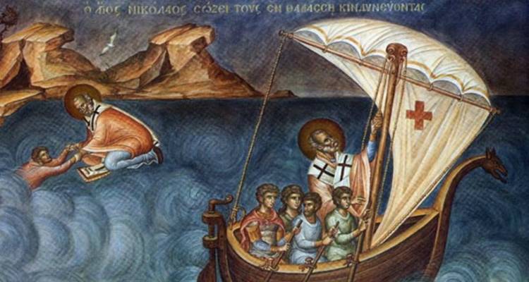 Ά&gamma;&iota;&omicron;&sigmaf; &Nu;&iota;&kappa;ό&lambda;&alpha;&omicron;&sigmaf;: &Omicron; &beta;ί&omicron;&sigmaf; &kappa;&alpha;&iota; &eta; &tau;&alpha;ύ&tau;&iota;&sigma;ή &tau;&omicron;&upsilon; &mu;&epsilon; &tau;&omicron;&nu; Ά&gamma;&iota;&omicron; &Beta;&alpha;&sigma;ί&lambda;&eta; &sigma;&tau;&eta;&nu; &Kappa;&epsilon;&nu;&tau;&rho;&iota;&kappa;ή &Epsilon;&upsilon;&rho;ώ&pi;&eta;