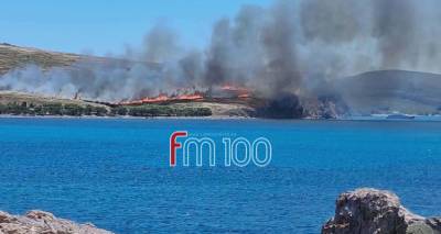 &Lambda;ή&mu;&nu;&omicron;&sigmaf;: &Phi;&omega;&tau;&iota;ά &alpha;&upsilon;&tau;ή &tau;&eta;&nu; ώ&rho;&alpha; &sigma;&tau;&omicron; &Phi;&alpha;&nu;&alpha;&rho;ά&kappa;&iota;