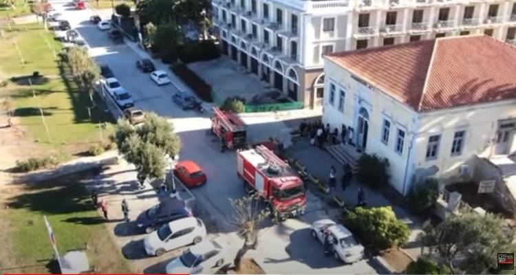 Πυροσβεστικά οχήματα και σειρήνες την Πέμπτη στη Μύρινα