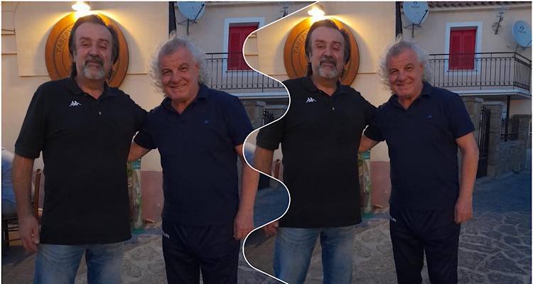 Ο «Νουρέγιεφ» του ελληνικού ποδοσφαίρου Β. Χατζηπαναγής απολαμβάνει τις γαστρονομικές απολαύσεις της Λήμνου στου Μαντέλα.