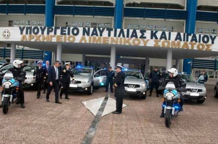 Παραλαβή 23 περιπολικών οχημάτων από το Υπουργείο Ναυτιλίας και Αιγαίου