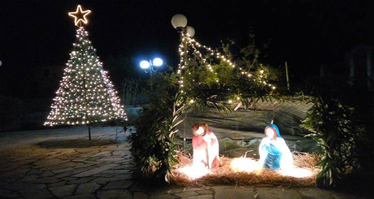 Φωταγώγηση Χριστουγεννιάτικου δέντρου στον Μούδρο