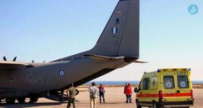 Δέκα ασθενείς, μεταξύ των οποίων και ένα μωρό, μετέφερε η ΠΑ από την ακριτική Ελλάδα