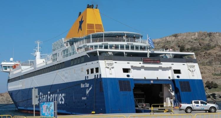 &Tau;&rho;&omicron;&pi;&omicron;&pi;&omicron;ί&eta;&sigma;&eta; &delta;&rho;&omicron;&mu;&omicron;&lambda;&omicron;&gamma;ί&omega;&nu; &tau;&omicron;&upsilon; BLUE STAR MYCONOS &lambda;ό&gamma;&omega; &delta;&upsilon;&sigma;&mu;&epsilon;&nu;ώ&nu; &kappa;&alpha;&iota;&rho;&iota;&kappa;ώ&nu; &sigma;&upsilon;&nu;&theta;&eta;&kappa;ώ&nu;