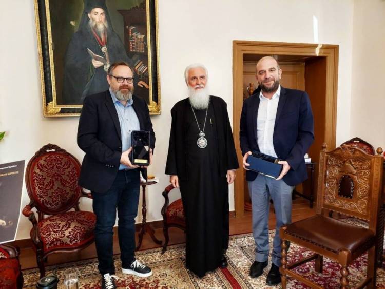 Οι Γ.Γ των υπουργείων Προστασίας του Πολίτη και Ναυτιλίας επισκέφθηκαν τον Μητροπολίτη Λήμνου  &amp; Αγίου Ευστρατίου,  Ιερόθεο