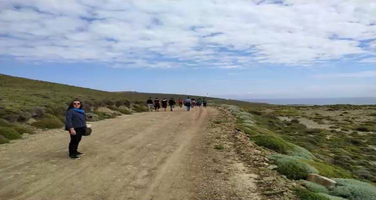 Επίσκεψη στο φάρο της Πλάκας από το ΕΠΑΛ Μύρινας