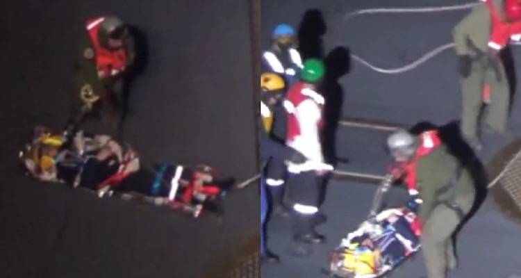 Λήμνος: Διάσωση 26χρονου τραυματία από γαλλική φρεγάτα ανοιχτά του νησιού (video)