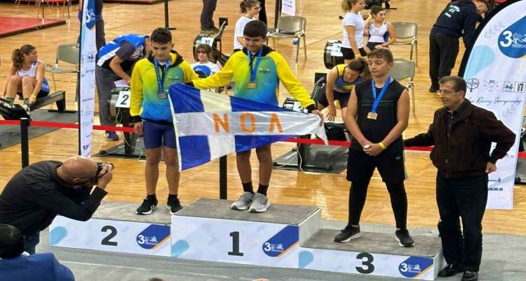 ΝΟΛ: Στο βάθρο αθλητές της Λήμνου μετά τη συμμετοχή τους στο 3ο Πανελλήνιο Πρωτάθλημα Κλειστής Κωπηλασίας