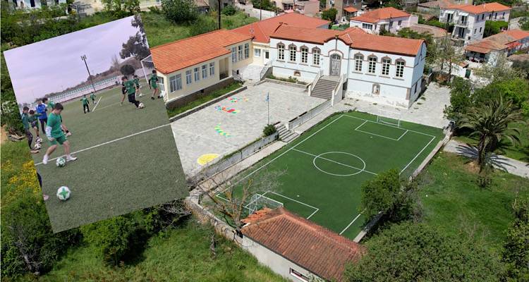 Το Δημοτικό Σχολείο Κοντοπουλίου ευχαριστεί την ομάδα της «Ηφαιστίας»