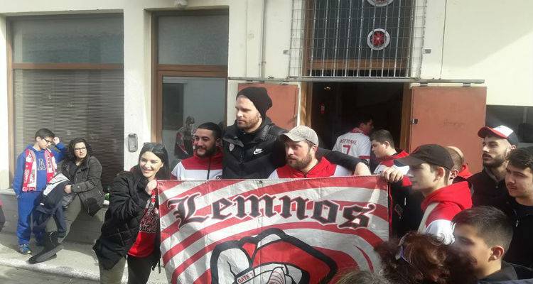 Λήμνος: Πρίντεζης και Μπόγρης στην κοπή της πίτας της Θύρας 7