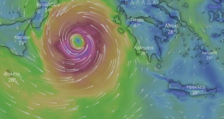 Κακοκαιρία «Ιανός»: Σε κατάσταση έκτακτης ανάγκης Ηλεία, Ζάκυνθος, Κεφαλονιά και Ιθάκη