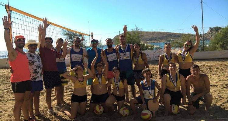 &Epsilon;&upsilon;&chi;&alpha;&rho;&iota;&sigma;&tau;ί&epsilon;&sigmaf; &Lambda;ή&mu;&nu;&omicron;&sigmaf; Sports Club &gamma;&iota;&alpha; &tau;&omicron; 5&omicron; &tau;&omicron;&upsilon;&rho;&nu;&omicron;&upsilon;ά Beach Volley