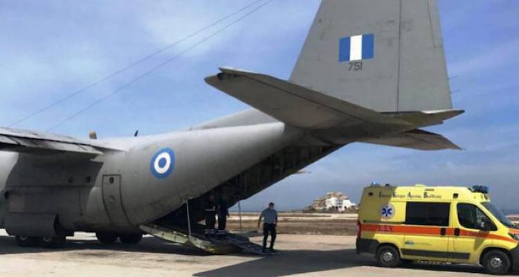 Αεροδιακομιδή για δύο από τους τέσσερις στρατιωτικούς που ενεπλάκησαν στο χθεσινό τροχαίο