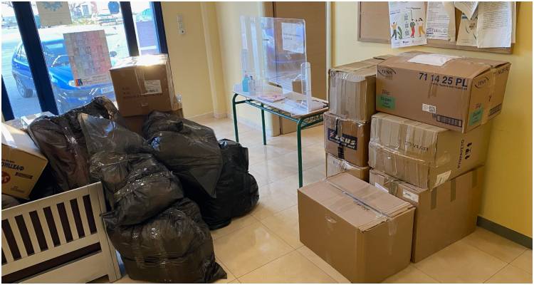 Λήμνος: 9 παλέτες ανθρωπιστικής βοήθειας σε 3 ημέρες