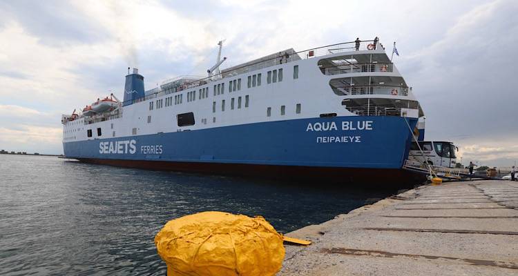 Aqua Blue: Ανεκτέλεστο λόγω καιρού το σημερινό δρομολόγιο και η επιστροφή του