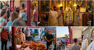 &Mu;&epsilon; &lambda;&alpha;&mu;&pi;&rho;ό&tau;&eta;&tau;&alpha; &eta; &Pi;&alpha;&nu;ή&gamma;&upsilon;&rho;&eta; &tau;&eta;&sigmaf; &Alpha;&gamma;ί&alpha;&sigmaf; &Kappa;&upsilon;&rho;&iota;&alpha;&kappa;ή&sigmaf; &sigma;&tau;&omicron;&nu; &Pi;&lambda;&alpha;&tau;ύ &Lambda;ή&mu;&nu;&omicron;&upsilon;