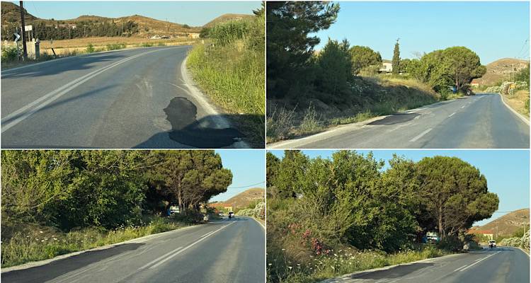 Μπαλώθηκαν οι επικίνδυνες λακκούβες στο ύψος της αντιπροσωπείας ΧΑΣΑΠΗ | Πρόχειρη παρέμβαση μεν, αναγκαία δε