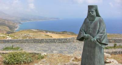 &Tau;&omicron; ά&gamma;&alpha;&lambda;&mu;&alpha; &tau;&omicron;&upsilon; &eta;&gamma;&omicron;ύ&mu;&epsilon;&nu;&omicron;&upsilon; έ&xi;&omega; &alpha;&pi;ό &tau;&eta; &Mu;&omicron;&nu;ή &Pi;&rho;έ&beta;&epsilon;&lambda;&eta;&sigmaf;