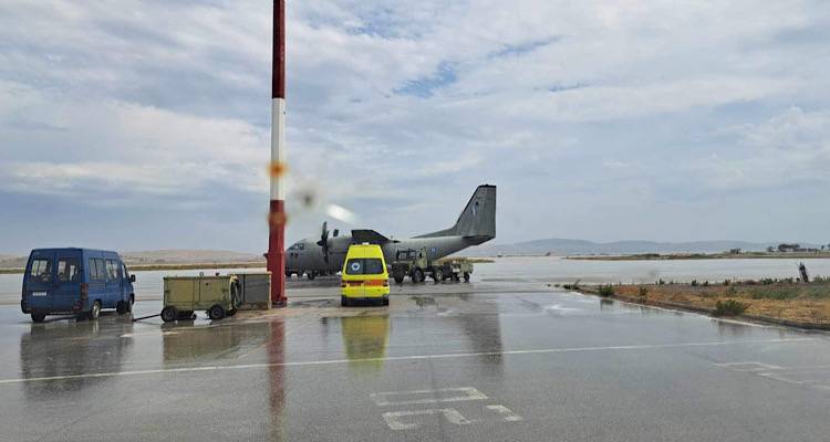 Λήμνος: Αεροδιακομιδή τα ξημερώματα για άνδρα 62 ετών