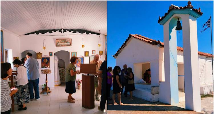 Λήμνος: Με κατάνυξη οι πιστοί στον Άγιο Αλέξανδρο για τη σημερινή εορτή