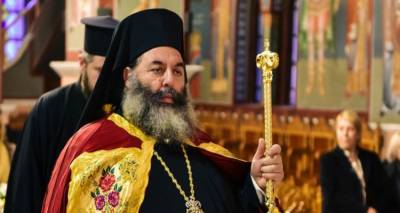 &Epsilon;&kappa;&omicron;&iota;&mu;ή&theta;&eta; &omicron; &Mu;&eta;&tau;&rho;&omicron;&pi;&omicron;&lambda;ί&tau;&eta;&sigmaf; &Lambda;&alpha;&gamma;&kappa;&alpha;&delta;ά &Iota;&omega;ά&nu;&nu;&eta;&sigmaf;, ή&tau;&alpha;&nu; &theta;&epsilon;&tau;&iota;&kappa;ό&sigmaf; &sigma;&tau;&omicron;&nu; &kappa;&omicron;&rho;&omega;&nu;&omicron;ϊό | &Sigma;&upsilon;&mu;&mu;&epsilon;&tau;&epsilon;ί&chi;&epsilon; &sigma;&tau;&eta; &delta;&omicron;&xi;&omicron;&lambda;&omicron;&gamma;ί&alpha; &tau;&omicron;&upsilon; &Alpha;&gamma;. &Delta;&eta;&mu;&eta;&tau;&rho;ί&omicron;&upsilon; &sigma;&tau;&eta; &Theta;&epsilon;&sigma;&sigma;&alpha;&lambda;&omicron;&nu;ί&kappa;&eta;