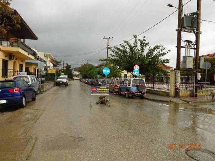 Κλειστό από σήμερα τμήμα στο ρεύμα εξόδου της Λ. Δημοκρατίας