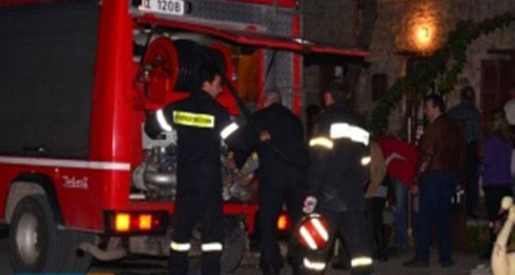 Επέμβαση πυροσβεστικής για παροχή βοήθειας σε ηλικιωμένη στη Μύρινα