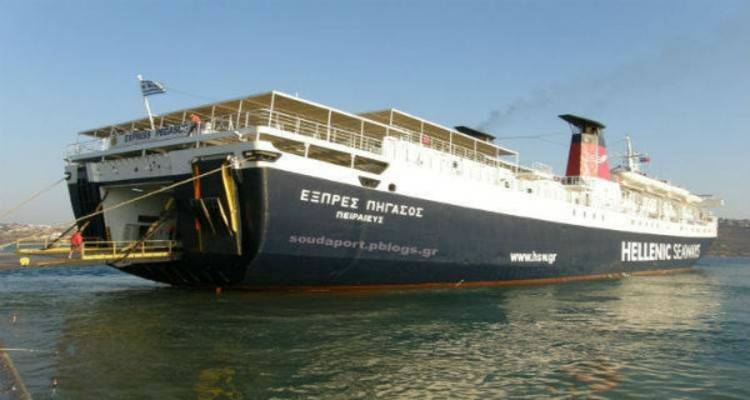 Λήμνος: Δεμένο κρατούν το «Πήγασος» οι ισχυροί νοτιάδες | Αλλαγή στην ώρα άφιξης