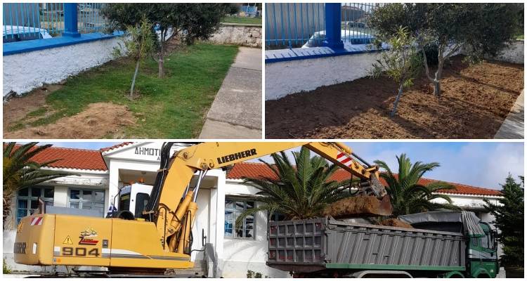 Συνεχίζουν οι γονείς της Ατσικής τις εργασίες στο σχολείο του χωριού