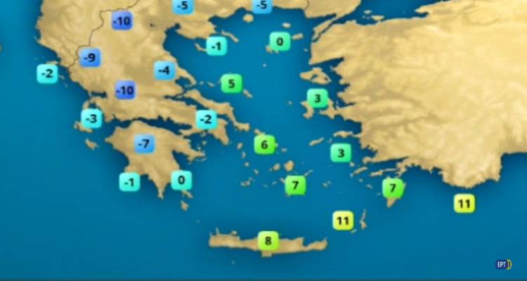 Η πρόγνωση του καιρού από τον Σάκη Αρναούτογλου (video)
