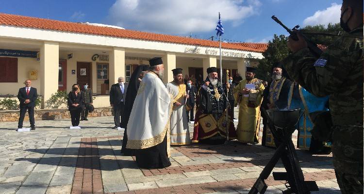 Πανηγυρική Θεία Λειτουργία για τα Ελευθέρια του Αγίου Ευστρατίου από τον Μητροπολίτης μας