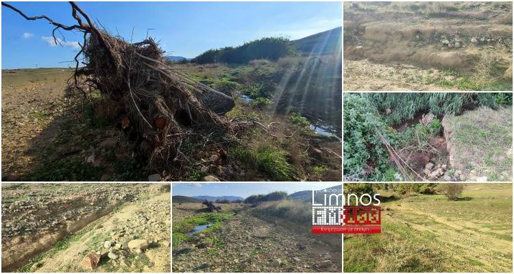 Σε απόγνωση κτηνοτρόφος στη Λήμνο | Ένα χρόνο μετά την κακοκαιρία Bora η γη του παραμένει ακατάλληλη για καλλιέργεια (photos + video)