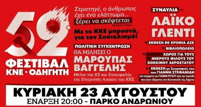 &Sigma;&tau;&eta; &Lambda;ή&mu;&nu;&omicron; &laquo;&tau;&alpha;&xi;&iota;&delta;&epsilon;ύ&epsilon;&iota;&raquo; &tau;&omicron; 52&omicron; &Phi;&epsilon;&sigma;&tau;&iota;&beta;ά&lambda; &Kappa;&Nu;&Epsilon; &ndash; &laquo;&Omicron;&delta;&eta;&gamma;&eta;&tau;ή&raquo; &tau;&eta;&nu; &Kappa;&upsilon;&rho;&iota;&alpha;&kappa;ή 23 &Alpha;&upsilon;&gamma;&omicron;ύ&sigma;&tau;&omicron;&upsilon;