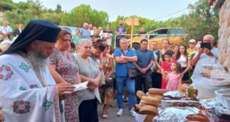 Με λαμπρότητα η εορτή του Αγίου Φανουρίου στη Λήμνο, στον Άγιο Ιωάννη Κάσπακα