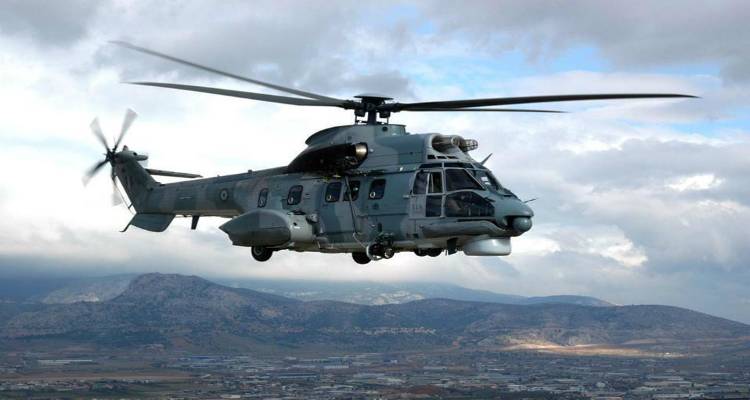 Το Super Puma της Λήμνου σε αναζήτηση αγνοούμενου αεροσκάφους στα ελληνοβουλγαρικά σύνορα