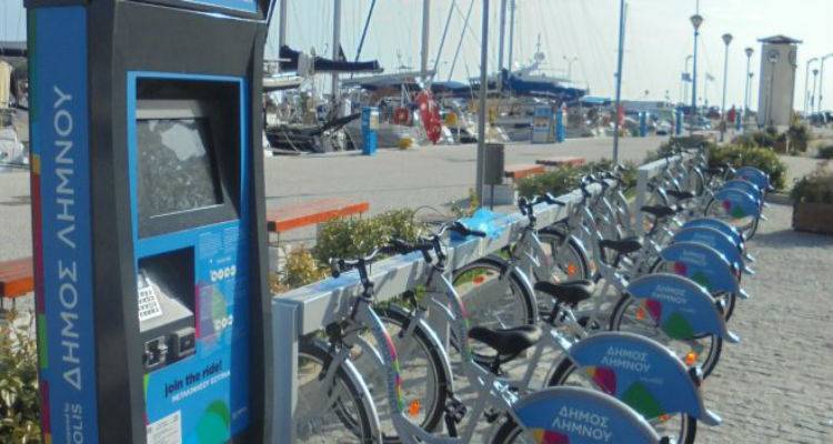 Επανέρχονται τα κοινόχρηστα ποδήλατα στη Μύρινα