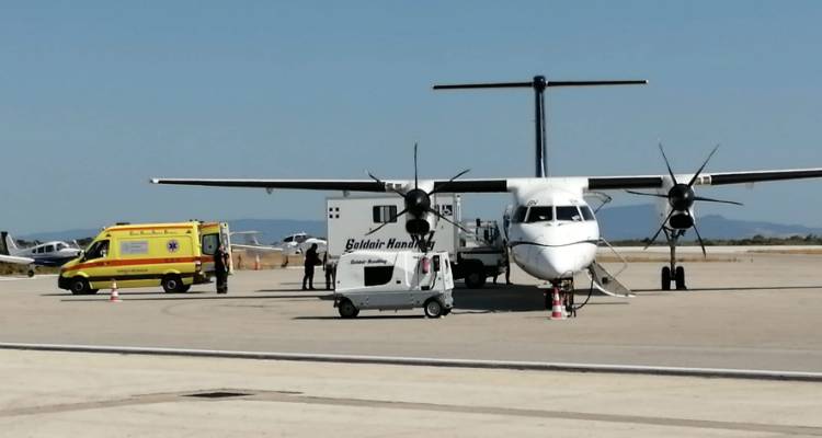 Αερογέφυρα ζωής μεταξύ Λήμνου και Αλεξανδρούπολης