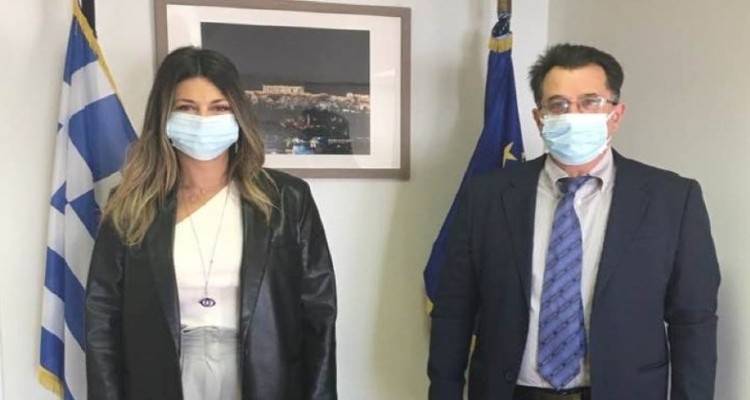 Επίσκεψη Νύκτα στην Υφυπουργό Τουρισμού Σοφία Ζαχαράκη (video)