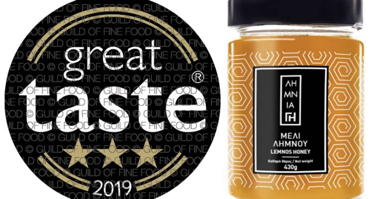 Δεν έχουν τέλος οι επιτυχίες για το μέλι της Λήμνου «Λημνία ΓΗ»: Σάρωσε με 3 αστέρια στα Great Taste Awards!